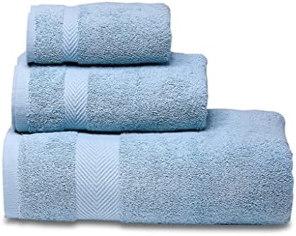 Набор от меки кърпи / хавлии WPYYI Памук, кърпи за баня, Кърпи за ръце, Гъба, Добре Абсорбиращи, Хотелски качество за Баня (Цвят: