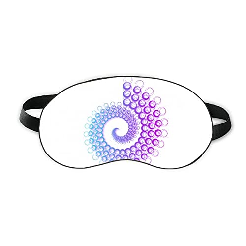 Въртяща Спирала Цикъл Bubbles Sleep Eye Shield Мека Нощна Превръзка На Очите Сянка На Кутията