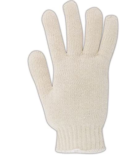 Ръкавици MAGID T143C KnitMaster от леката цветен безпроблемна плетени, Памучни поли-смес, Женски (подходящ за среден размер), Органични (опаковка от 12 броя)