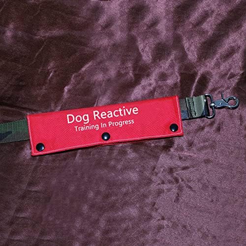 Ръкав за каишка услуга куче, Реактивна тренировка на кучето в процеса на Опаковки за каишката на кучето с Предупреждение Изложено